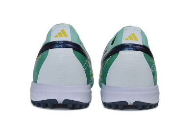 Adidas F50 Hyperfast Elite Laceless TF Artificial Turf Soccer Shoes - Green/Mint Green/Midnight Navy