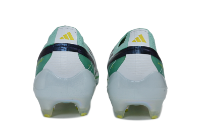 Adidas F50 Hyperfast Elite Laceless FG Firm Ground Soccer Cleats - Green/Mint/Navy