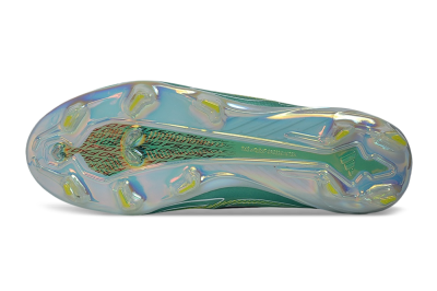 Adidas F50 Hyperfast Elite Laceless FG Firm Ground Soccer Cleats - Green/Mint/Navy