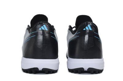Adidas F50 Hyperfast Elite TF Artificial Turf Soccer Shoes - Black/Core Black/Lucid Blue