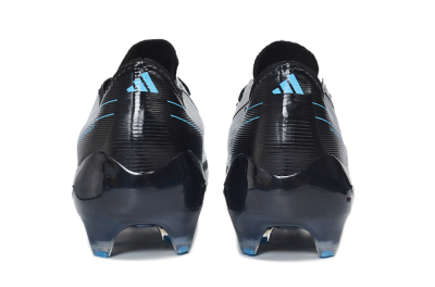 Adidas F50 Hyperfast Elite FG Firm Ground Soccer Cleats - Black/Core Black/Lucid Cyan