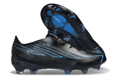 Adidas F50 Hyperfast Elite FG Firm Ground Soccer Cleats - Black/Core Black/Lucid Cyan