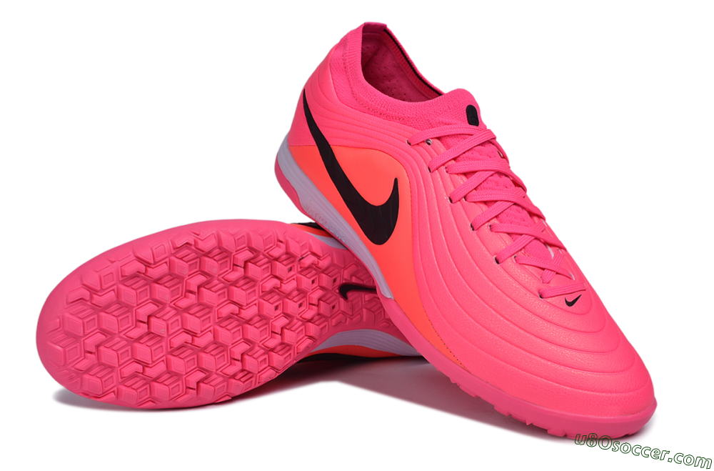 Nike Tiempo Legend 11 Elite TF Artificial Turf Soccer Shoes - Pink/Hyper Pink/Black 3