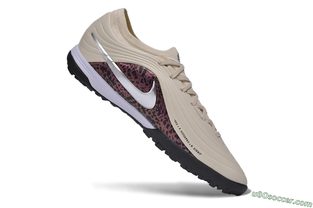 Nike Tiempo Legend 11 Elite TF Artificial Turf Soccer Shoes - Beige/Light Cream/Metallic Silver 4