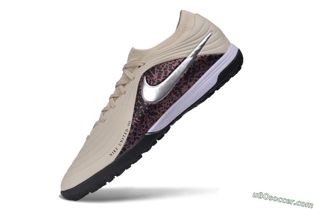 Nike Tiempo Legend 11 Elite TF Artificial Turf Soccer Shoes - Beige/Light Cream/Metallic Silver 5