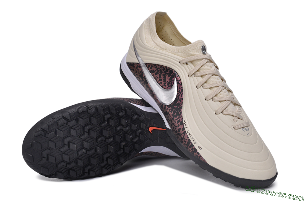 Nike Tiempo Legend 11 Elite TF Artificial Turf Soccer Shoes - Beige/Light Cream/Metallic Silver 3