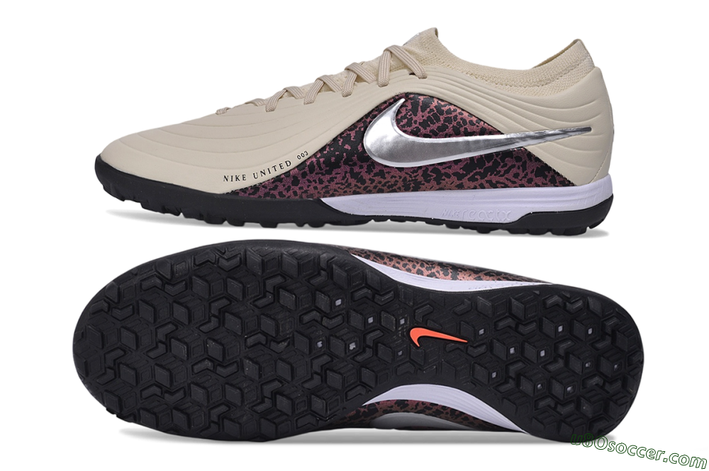 Nike Tiempo Legend 11 Elite TF Artificial Turf Soccer Shoes - Beige/Light Cream/Metallic Silver 0