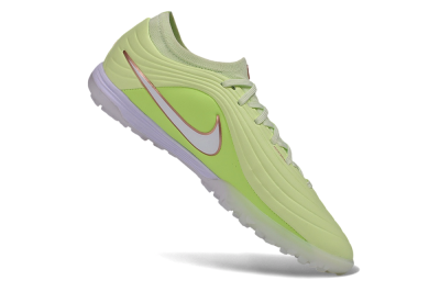 Nike Tiempo Legend 11 Elite TF Artificial Turf Soccer Shoes - Green/Barely Volt/Metallic Copper