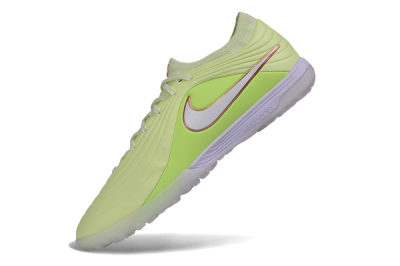 Nike Tiempo Legend 11 Elite TF Artificial Turf Soccer Shoes - Green/Barely Volt/Metallic Copper