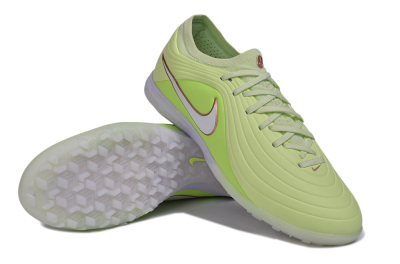 Nike Tiempo Legend 11 Elite TF Artificial Turf Soccer Shoes - Green/Barely Volt/Metallic Copper