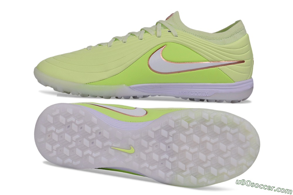 Nike Tiempo Legend 11 Elite TF Artificial Turf Soccer Shoes - Green/Barely Volt/Metallic Copper 0