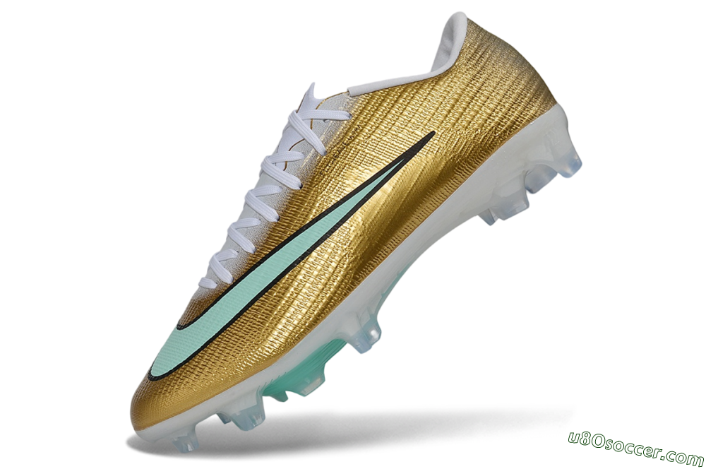Nike Air Zoom Mercurial Superfly 11 Elite FG Firm Ground Soccer Cleats - Gold/Metallic Gold/Mint Green 5