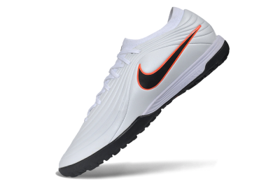 Nike Tiempo Legend 11 Elite TF Artificial Turf Soccer Shoes - White/Black/Total Orange