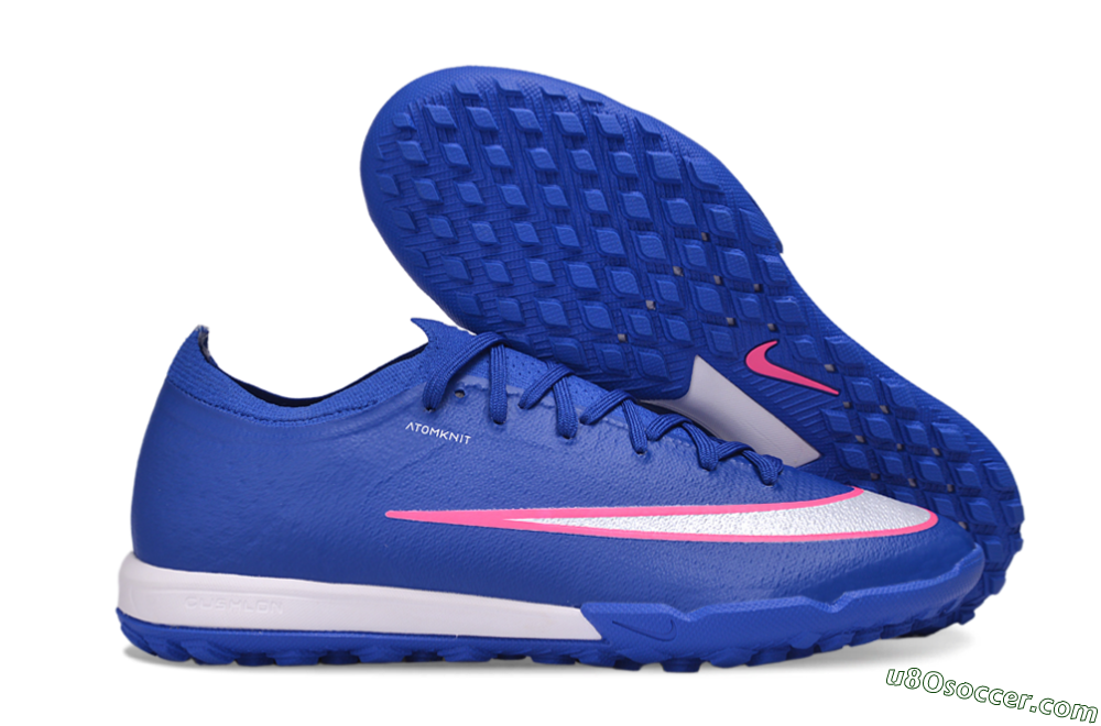 Nike Air Zoom Mercurial Vapor 17 Elite TF Artificial Turf Soccer Shoes - Blue/Royal Blue/Hyper Pink 1