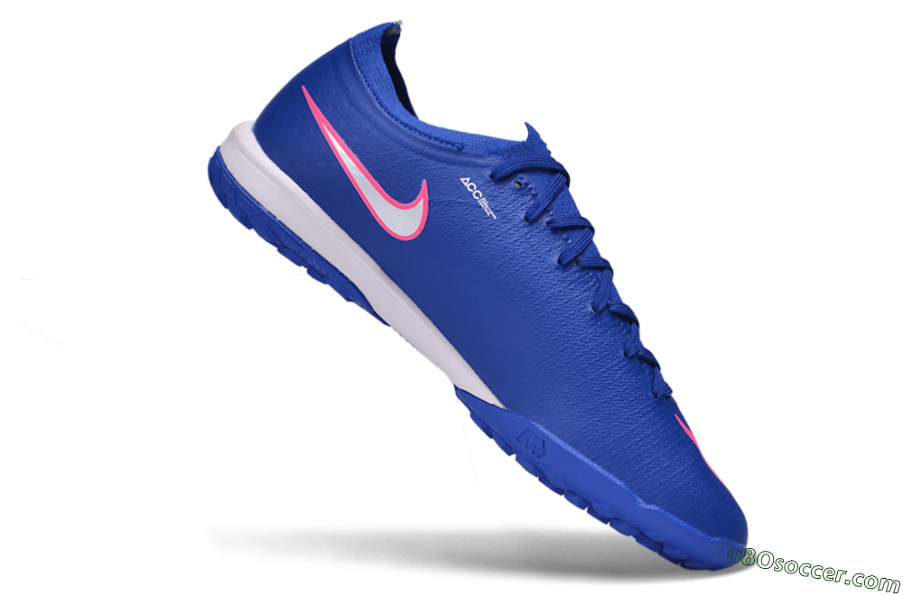 Nike Air Zoom Mercurial Vapor 17 Elite TF Artificial Turf Soccer Shoes - Blue/Royal Blue/Hyper Pink 4