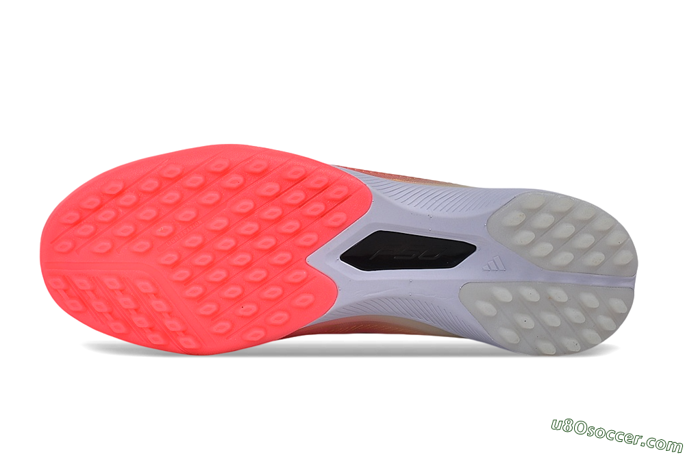 Adidas F50 Hyperfast Elite Laceless TF Artificial Turf Soccer Shoes - Pink/Electric Pink/Classic Black 6