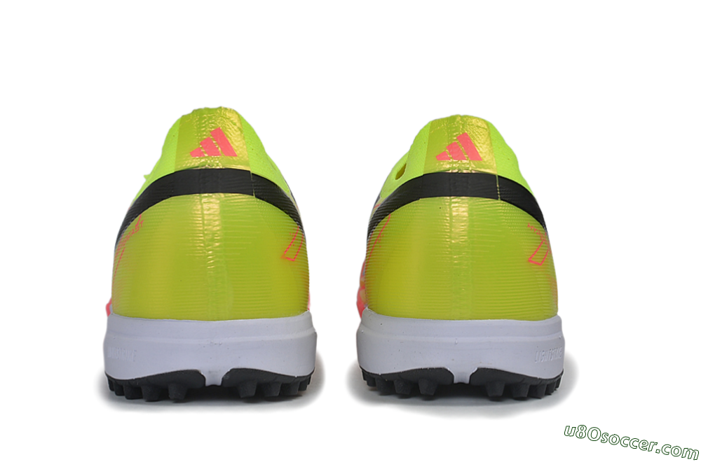 Adidas F50 Hyperfast Elite Laceless TF Artificial Turf Soccer Shoes - Yellow/Neon Green/Radiant Pink 5