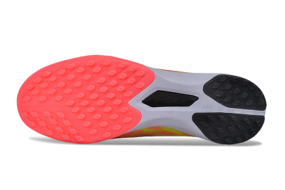 Adidas F50 Hyperfast Elite Laceless TF Artificial Turf Soccer Shoes - Yellow/Neon Green/Radiant Pink