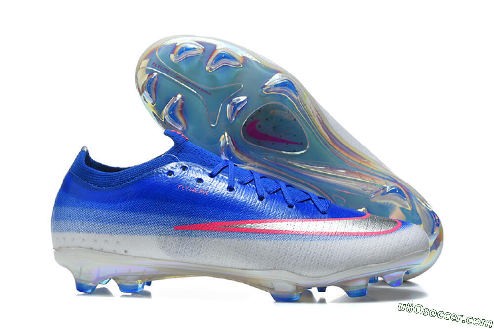 Nike Air Zoom Mercurial Vapor 17 Elite FG Firm Ground Soccer Cleats - Blue/Royal Blue/Metallic Silver 1