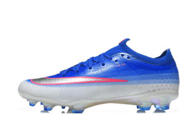 Nike Air Zoom Mercurial Vapor 17 Elite FG Firm Ground Soccer Cleats - Blue/Royal Blue/Metallic Silver