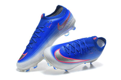 Nike Air Zoom Mercurial Vapor 17 Elite FG Firm Ground Soccer Cleats - Blue/Royal Blue/Metallic Silver