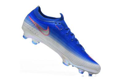 Nike Air Zoom Mercurial Vapor 17 Elite FG Firm Ground Soccer Cleats - Blue/Royal Blue/Metallic Silver