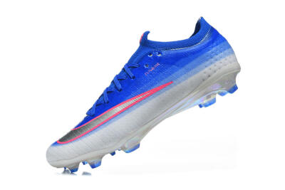 Nike Air Zoom Mercurial Vapor 17 Elite FG Firm Ground Soccer Cleats - Blue/Royal Blue/Metallic Silver