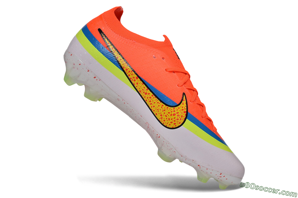Nike Air Zoom Mercurial Vapor 17 Elite FG Firm Ground Soccer Cleats - Orange/Bright Crimson/Volt 4