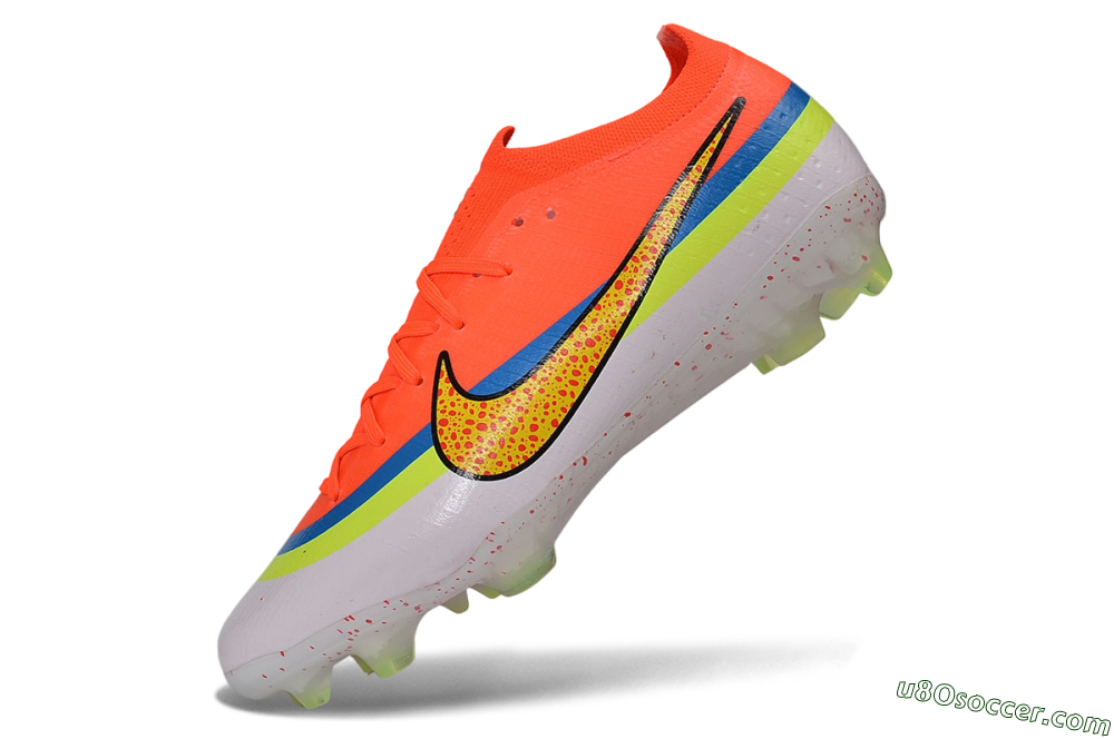 Nike Air Zoom Mercurial Vapor 17 Elite FG Firm Ground Soccer Cleats - Orange/Bright Crimson/Volt 5