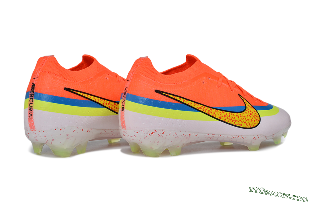 Nike Air Zoom Mercurial Vapor 17 Elite FG Firm Ground Soccer Cleats - Orange/Bright Crimson/Volt 6