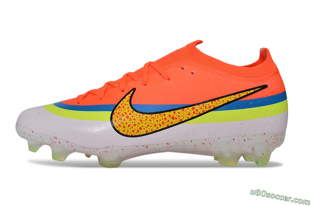 Nike Air Zoom Mercurial Vapor 17 Elite FG Firm Ground Soccer Cleats - Orange/Bright Crimson/Volt 2