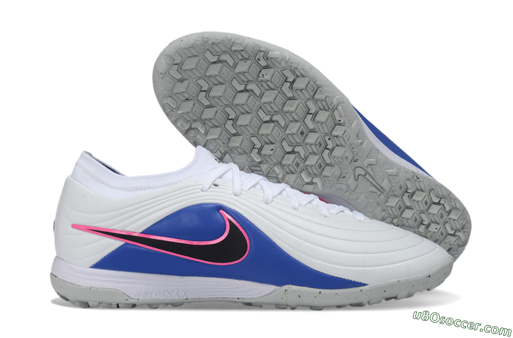 Nike Tiempo Legend 11 Elite TF Artificial Turf Soccer Shoes - White/Royal Blue/Hyper Pink 1