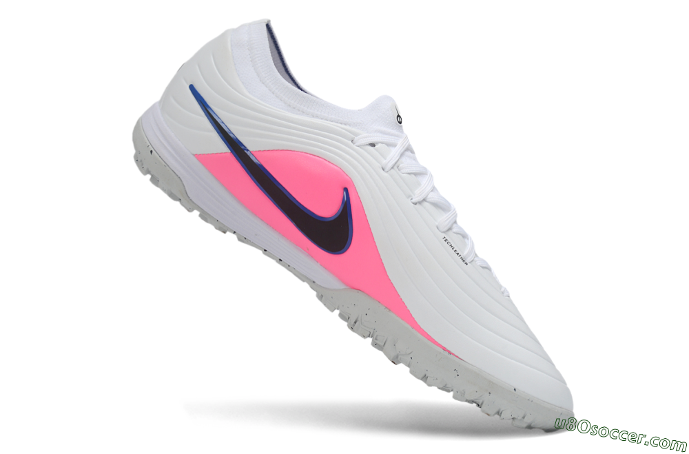 Nike Tiempo Legend 11 Elite TF Artificial Turf Soccer Shoes - White/Royal Blue/Hyper Pink 4
