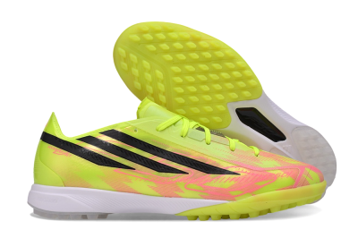 Adidas F50 Hyperfast Elite TF Artificial Turf Soccer Shoes - Yellow/Solar Yellow/Lucid Pink