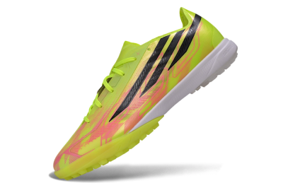Adidas F50 Hyperfast Elite TF Artificial Turf Soccer Shoes - Yellow/Solar Yellow/Lucid Pink