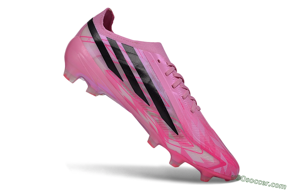 Adidas F50 Hyperfast Elite FG Firm Ground Soccer Cleats - Pink/Lucid Pink/Black 4