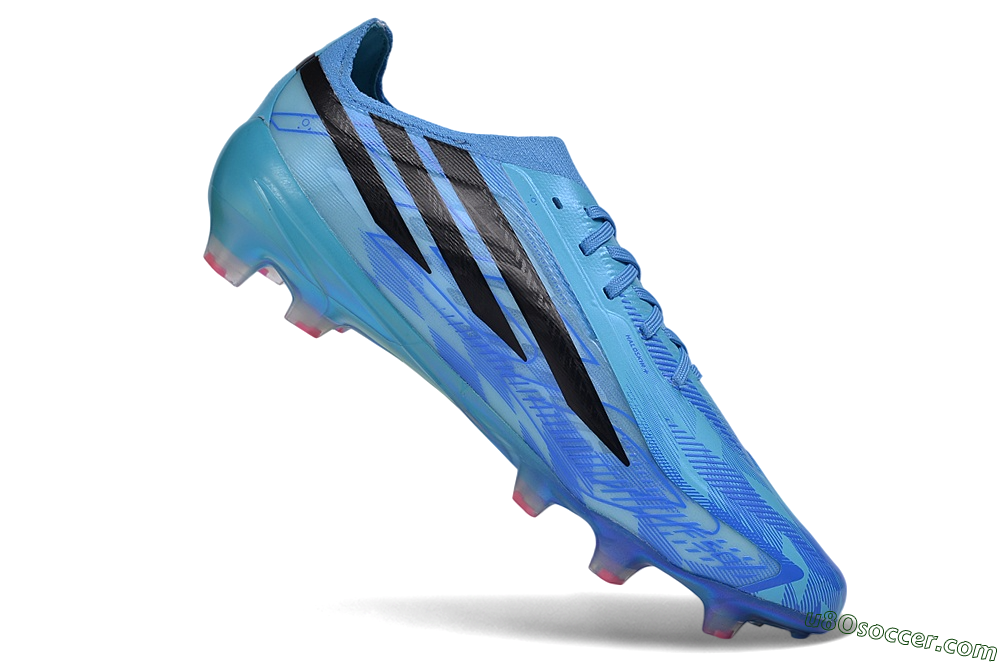 Adidas F50 Hyperfast Elite FG Firm Ground Soccer Cleats - Blue/Lucid Blue/Black 4