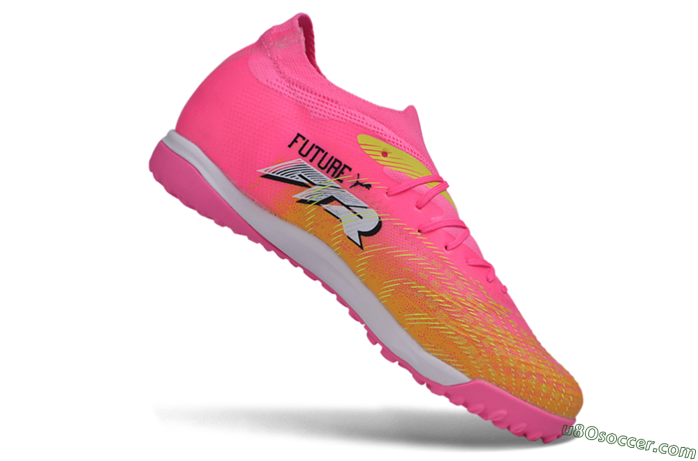 Puma Future 9 Ultimate TF Artificial Turf Soccer Shoes - Pink/Electric Pink/Fizzy Light 4