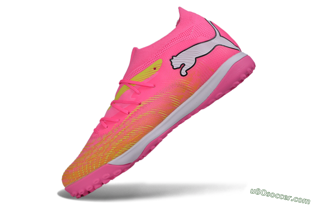Puma Future 9 Ultimate TF Artificial Turf Soccer Shoes - Pink/Electric Pink/Fizzy Light 5