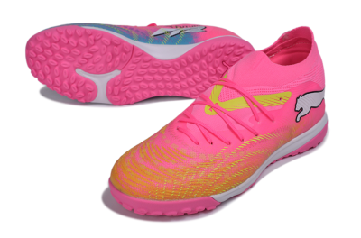 Puma Future 9 Ultimate TF Artificial Turf Soccer Shoes - Pink/Electric Pink/Fizzy Light