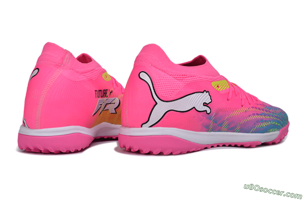 Puma Future 9 Ultimate TF Artificial Turf Soccer Shoes - Pink/Electric Pink/Fizzy Light 6