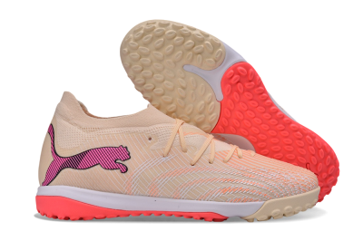 Puma Future 9 Ultimate TF Artificial Turf Soccer Shoes - Beige/Ivory Glow/Electric Pink
