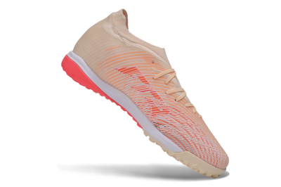 Puma Future 9 Ultimate TF Artificial Turf Soccer Shoes - Beige/Ivory Glow/Electric Pink