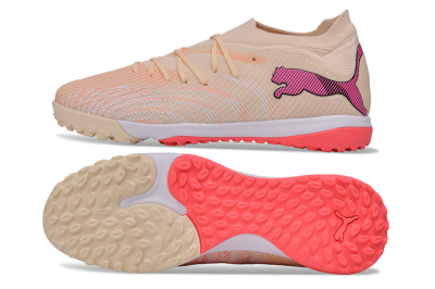 Puma Future 9 Ultimate TF Artificial Turf Soccer Shoes - Beige/Ivory Glow/Electric Pink