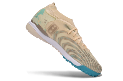 Puma Future 9 Ultimate TF Artificial Turf Soccer Shoes - Beige/Oatmeal/Teal