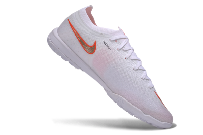 Nike Air Zoom Mercurial Vapor 17 Elite TF Artificial Turf Soccer Shoes - White/Metallic Copper/Bright Crimson