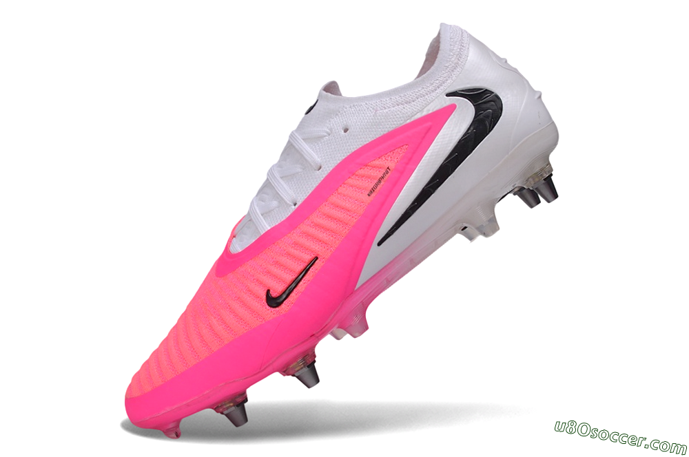 Nike Phantom 6 Elite Low SG Soft Ground Soccer Cleats - Pink/Hyper Pink/White 5