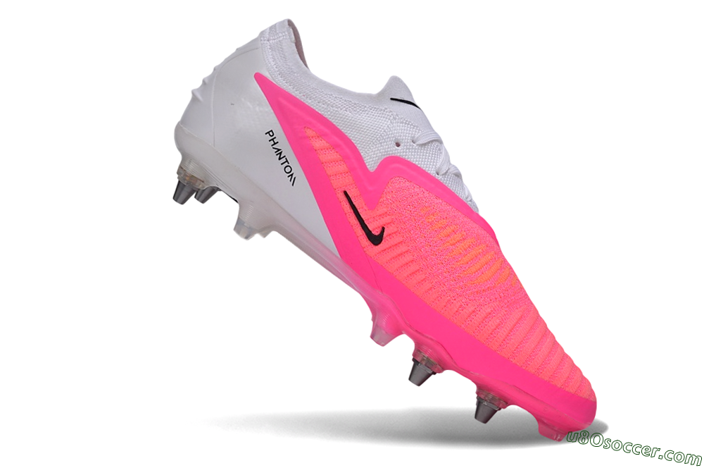 Nike Phantom 6 Elite Low SG Soft Ground Soccer Cleats - Pink/Hyper Pink/White 4