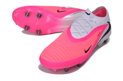 Nike Phantom 6 Elite Low SG Soft Ground Soccer Cleats - Pink/Hyper Pink/White