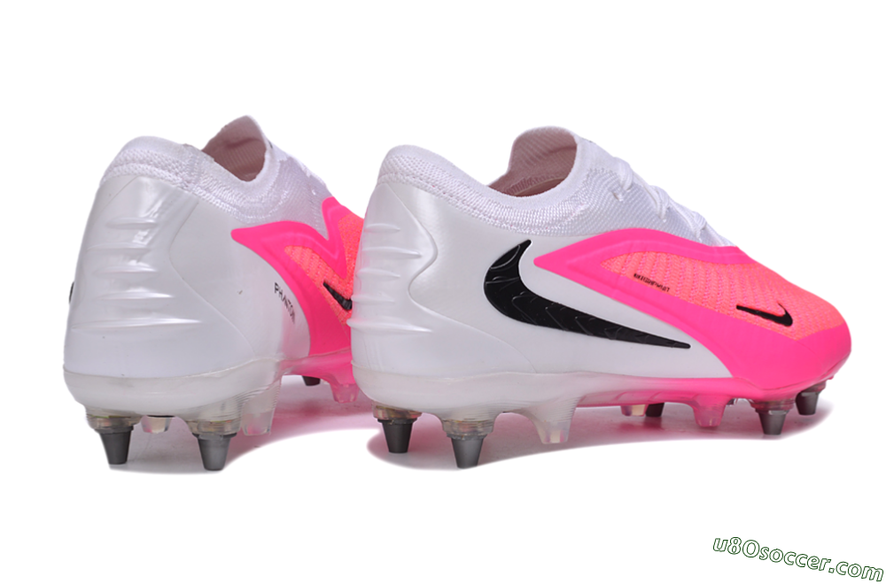 Nike Phantom 6 Elite Low SG Soft Ground Soccer Cleats - Pink/Hyper Pink/White 6